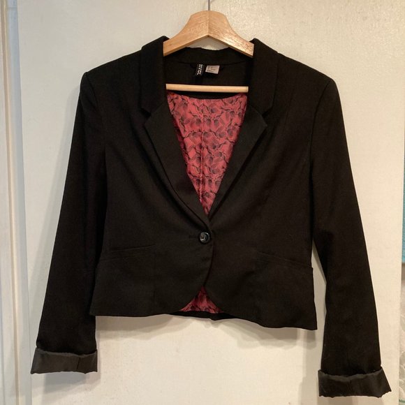H&M Blazer Jacket with Pretty Inner Lining - Picture 1 of 6